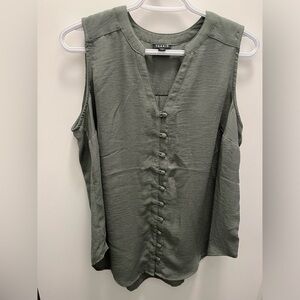 Torrid 00 Green Tank Blouse